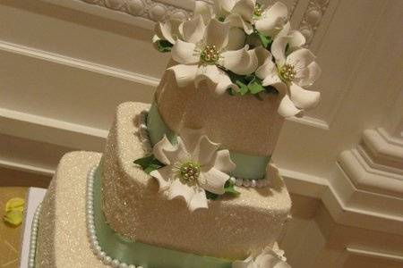 Ly and Gordon Wedding cake. Nixon Library.