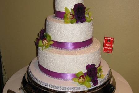 Laura and Jeffrey wedding cake...