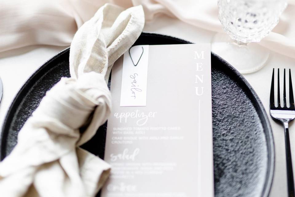 The prettiest table setting