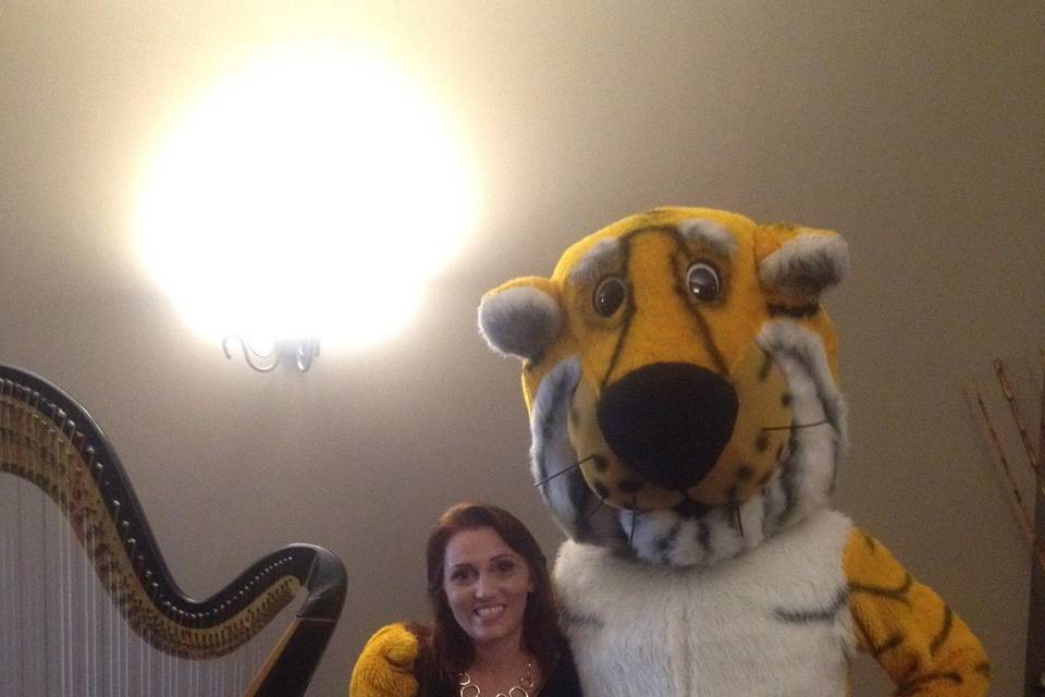 With truman the tiger