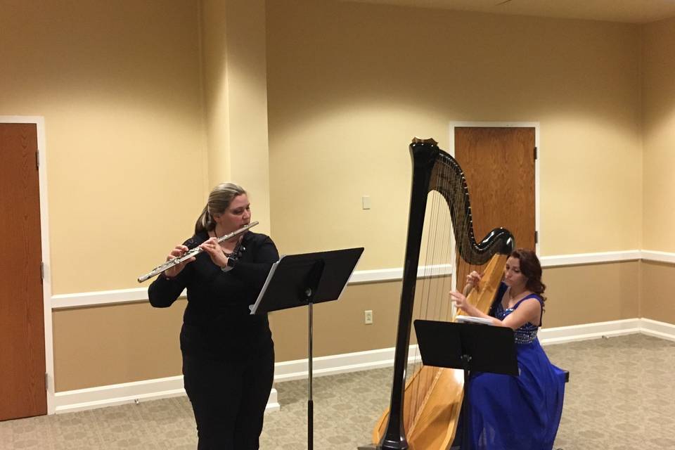 Flute and Harp Concert at Lenoir Woods