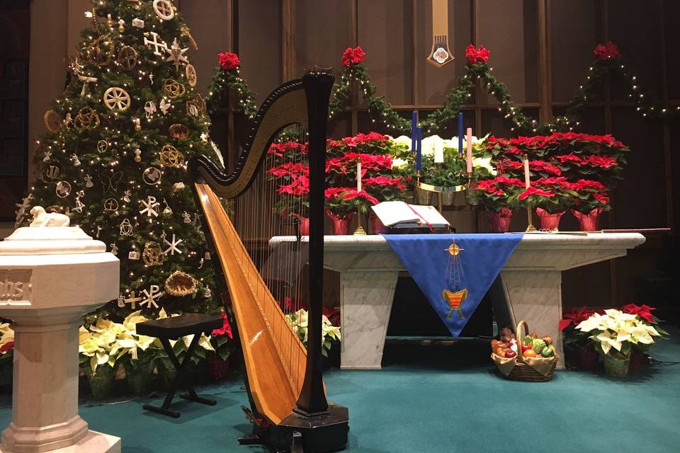 Christmas music at St.Lucas