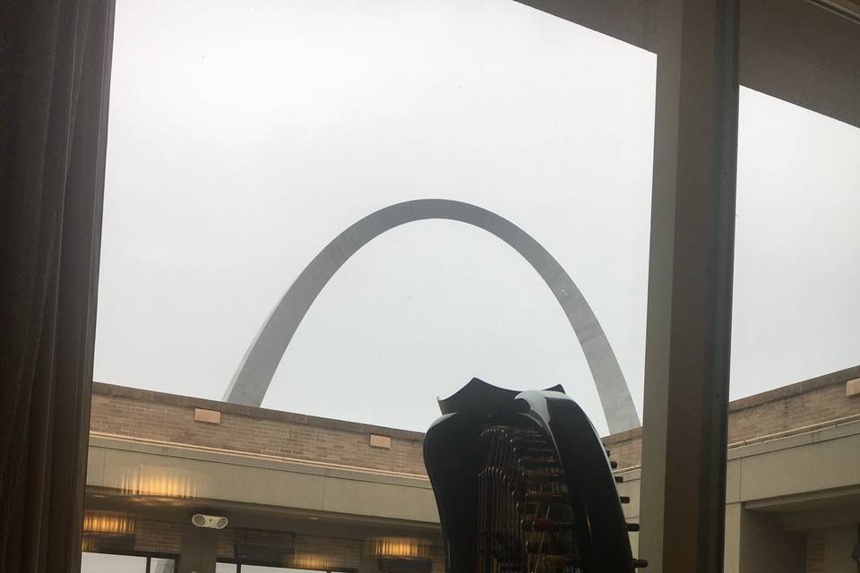View of the arch