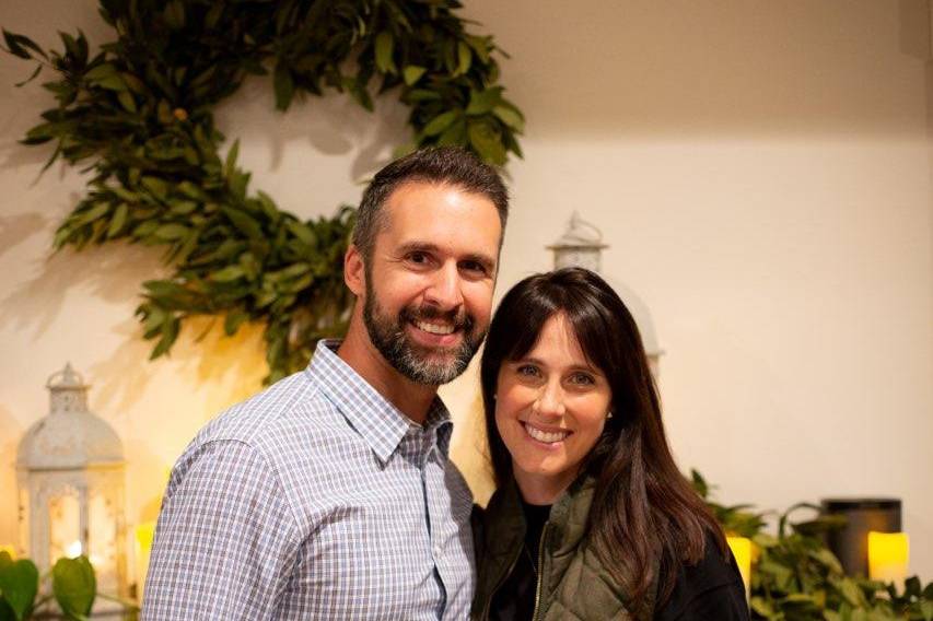 After intimate home ceremony