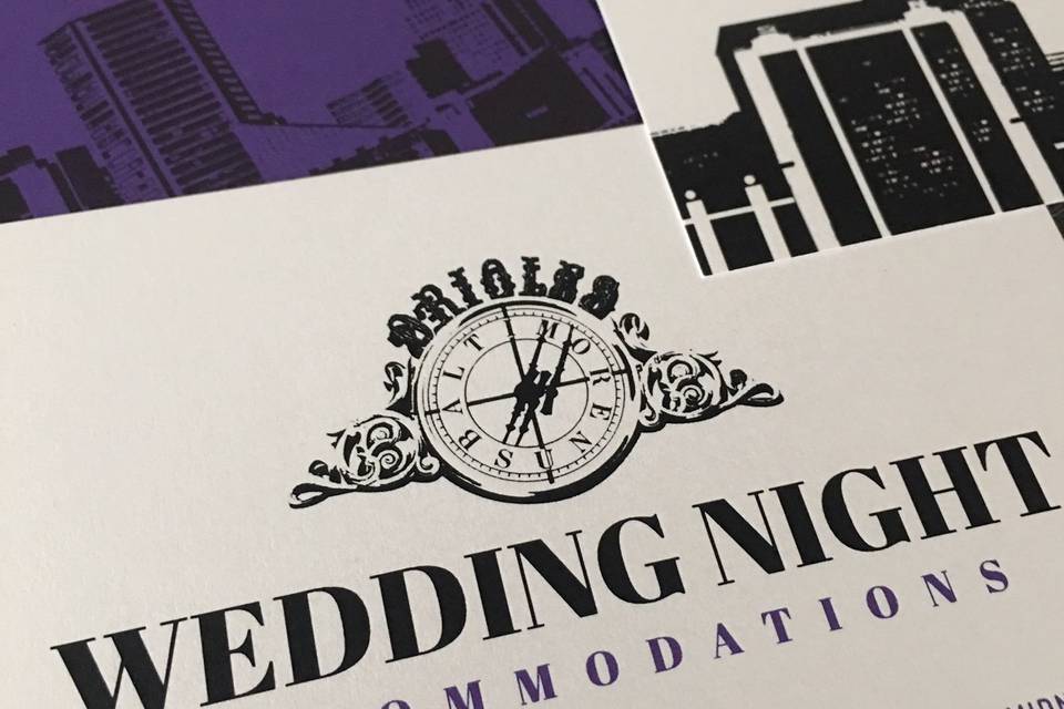 Baltimore theme wedding