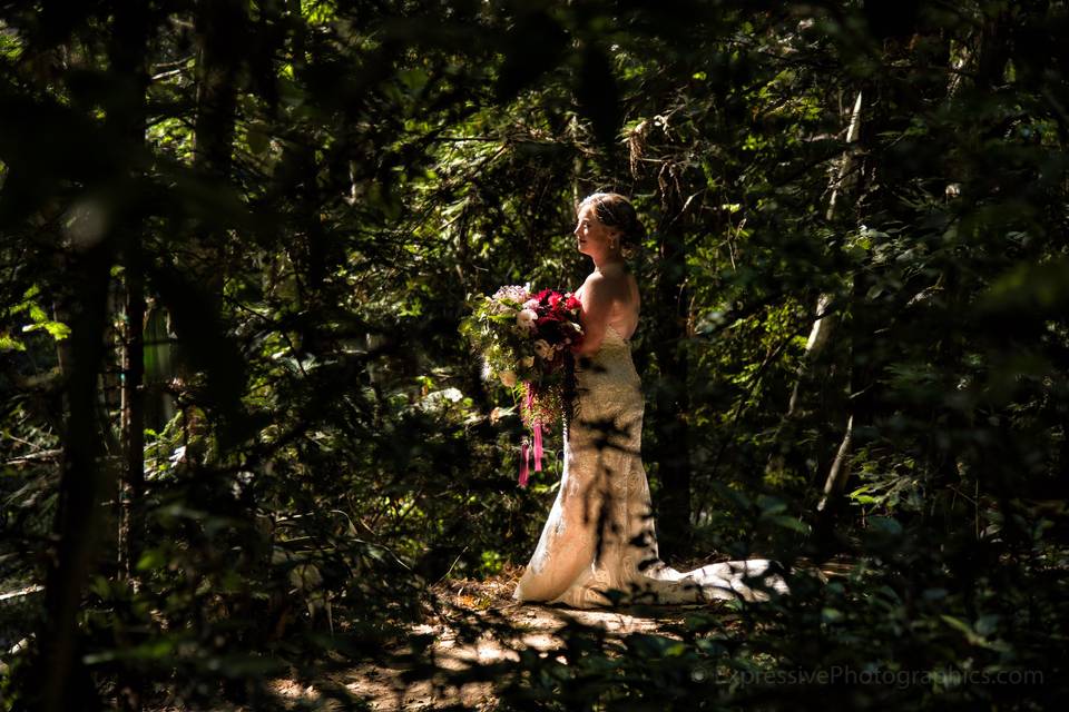 Bride, Big Sur Elopement