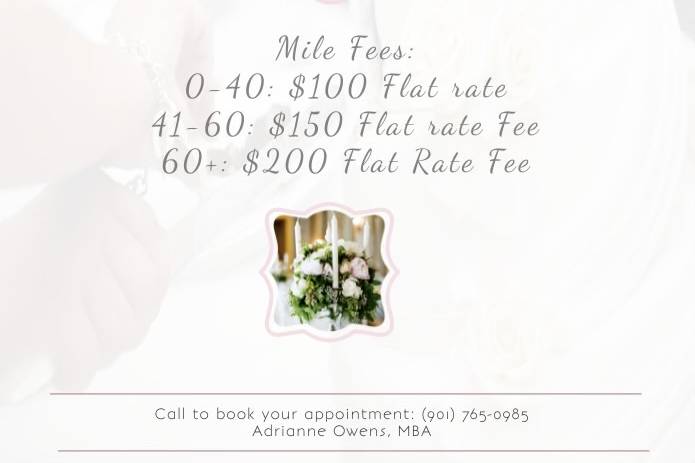 Separate mileage fees