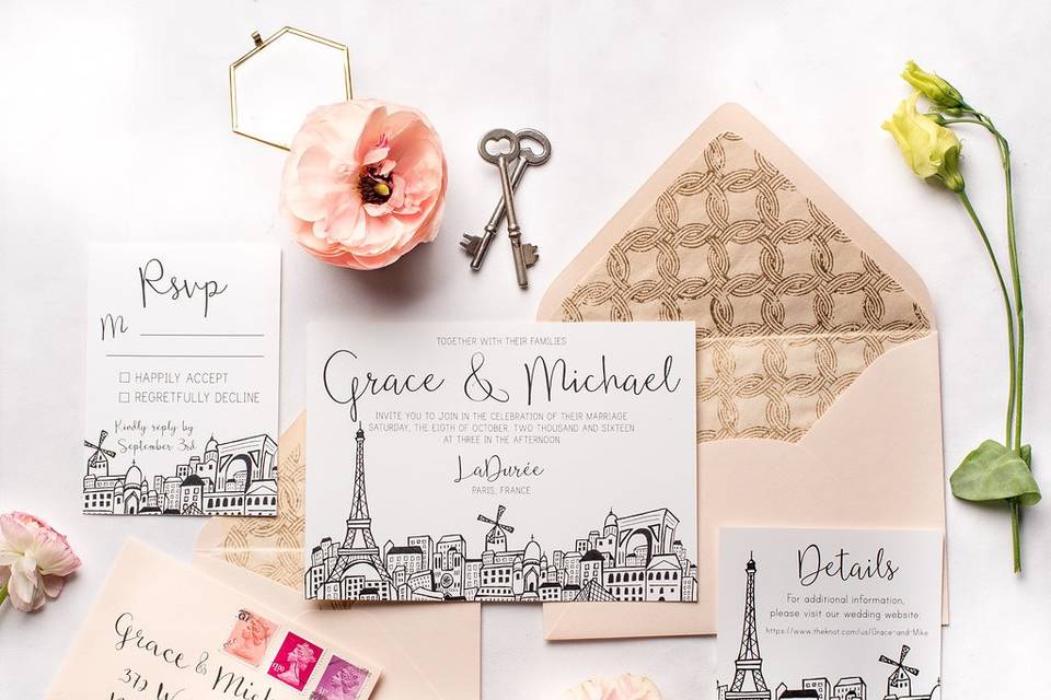 Paris Invitation Suite