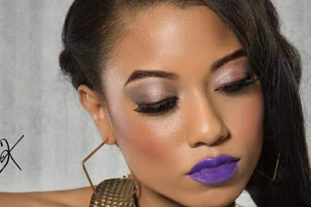 Fashion shoot makeup