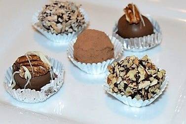 Gourmet chocolate truffles