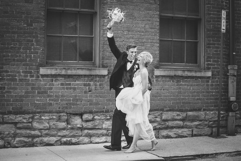 Downtown Columbus wedding