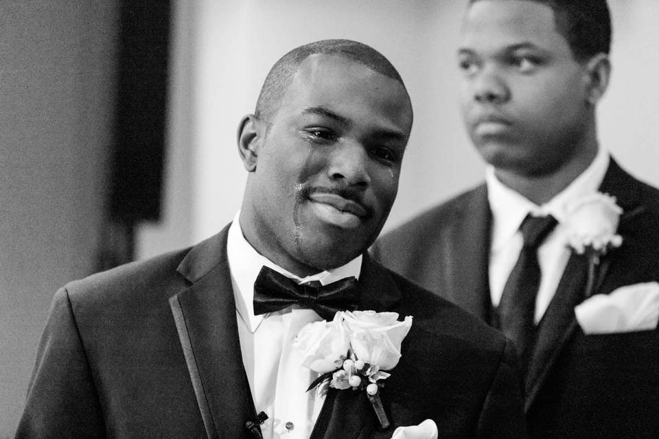 Groom at the Altar