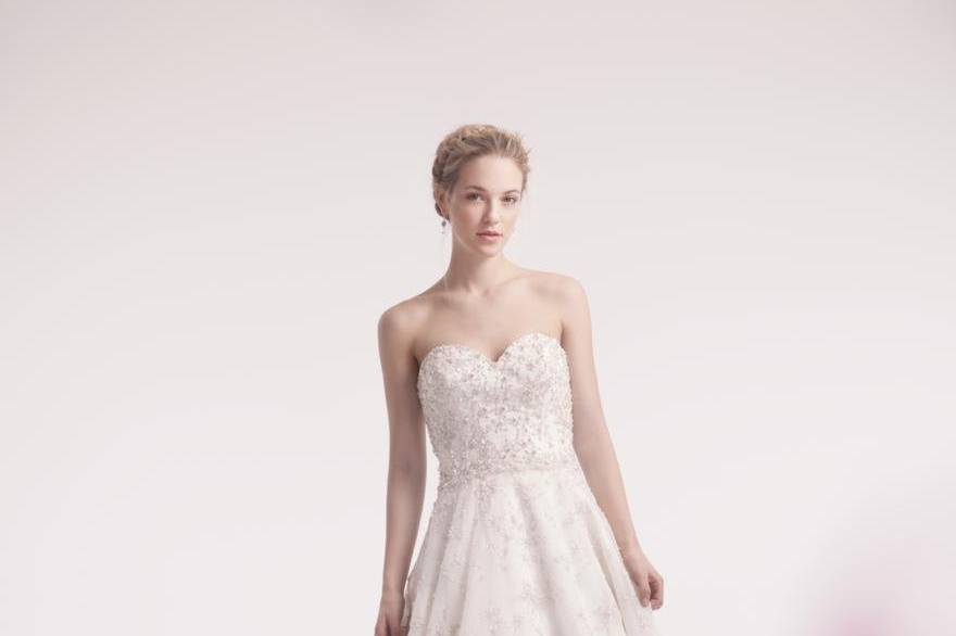 Style No: 32105983
Gown features beading and embroidery.