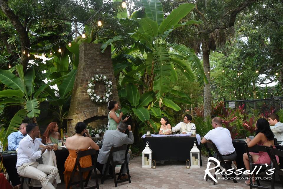 Wedding Venue With Fireplace