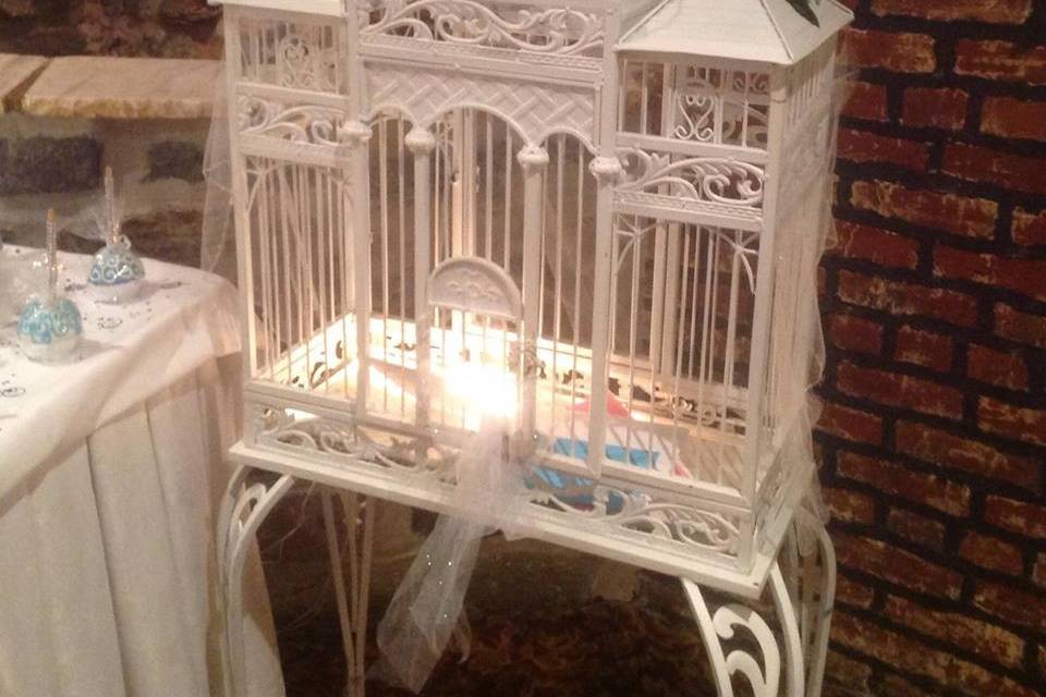 Wedding bird cage