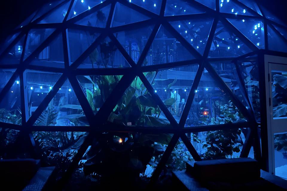 Night time in dome