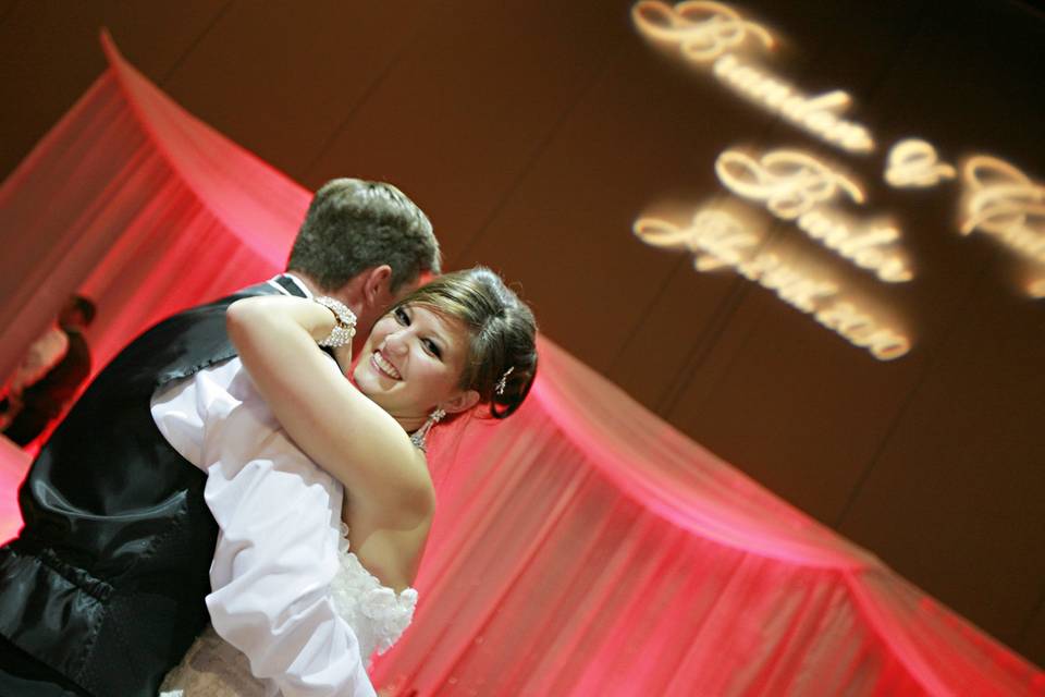 Romantic first dance