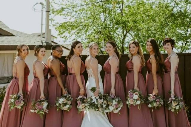 Bridal parties of all sizes