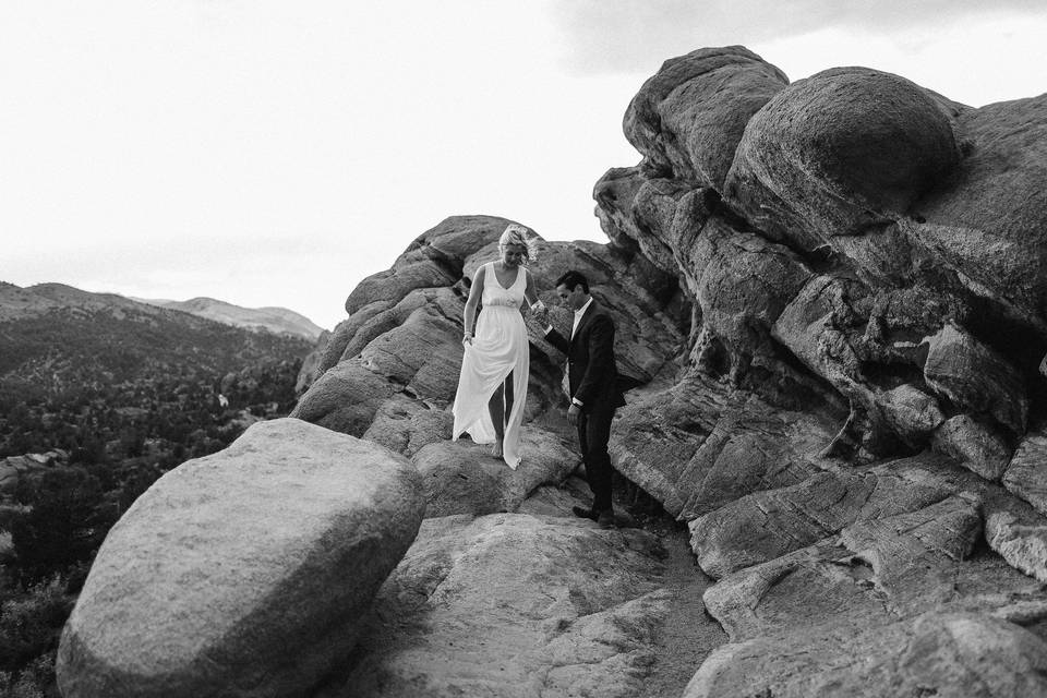 Garden of the gods engagement session