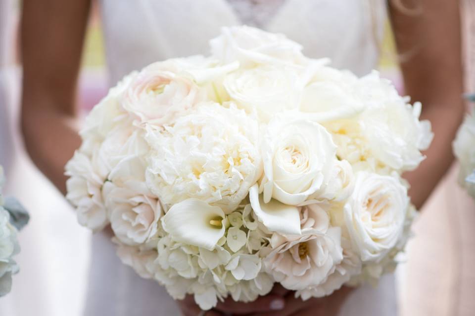 Bride by the ledge