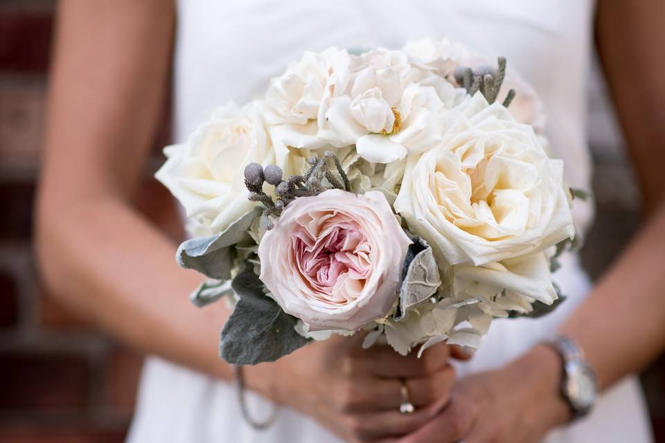 White wedding bouquet