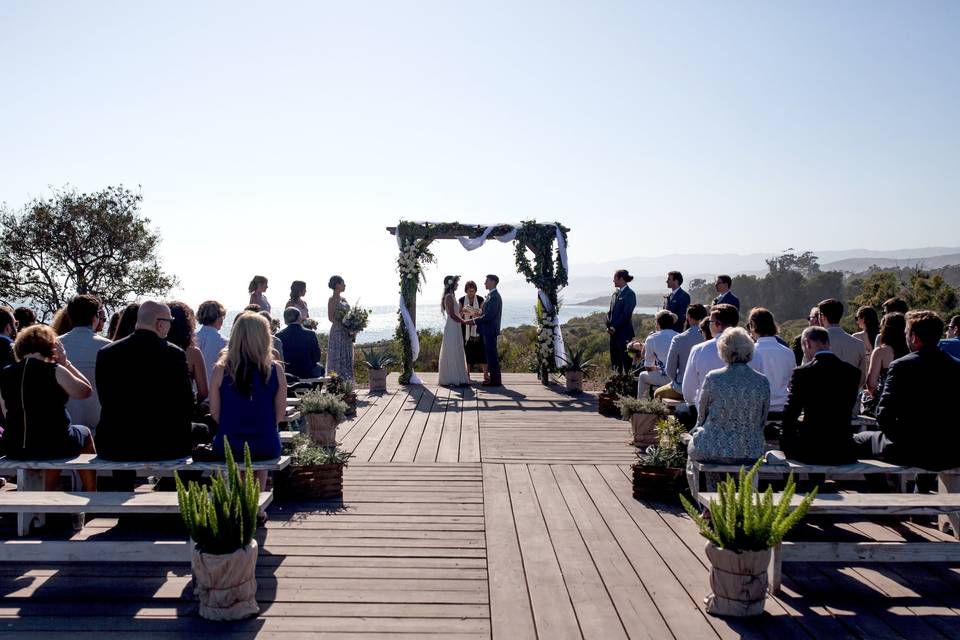 A wedding ceremony