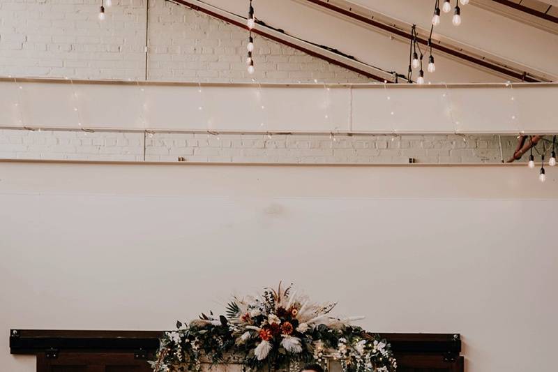 Boho wedding ceremony