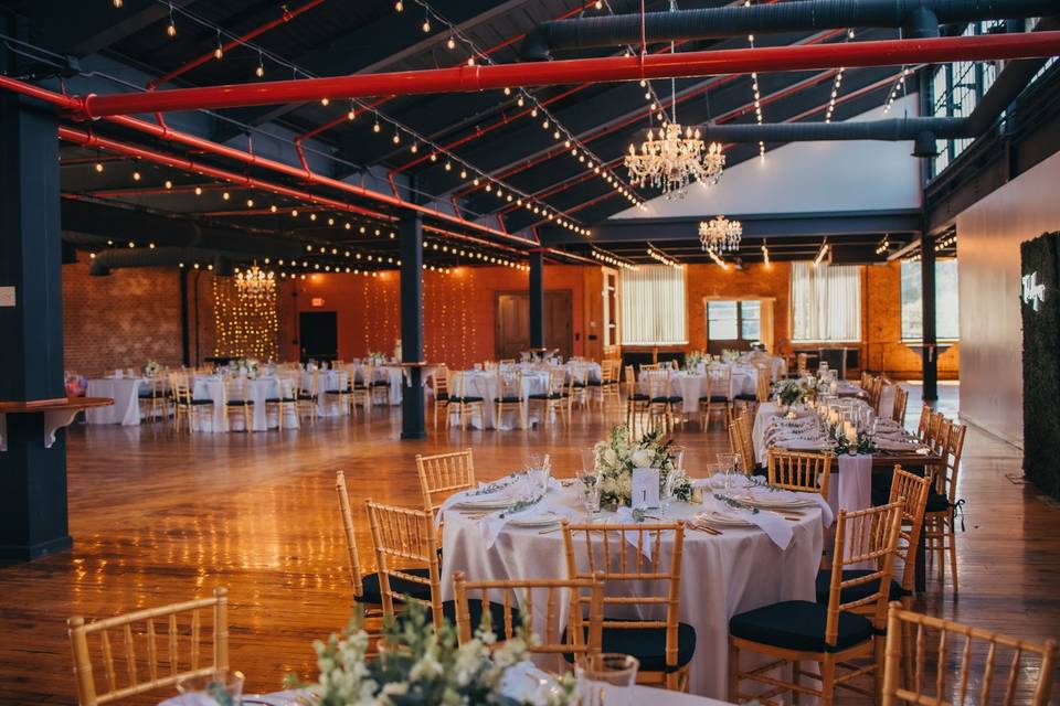 Elegant indoor wedding
