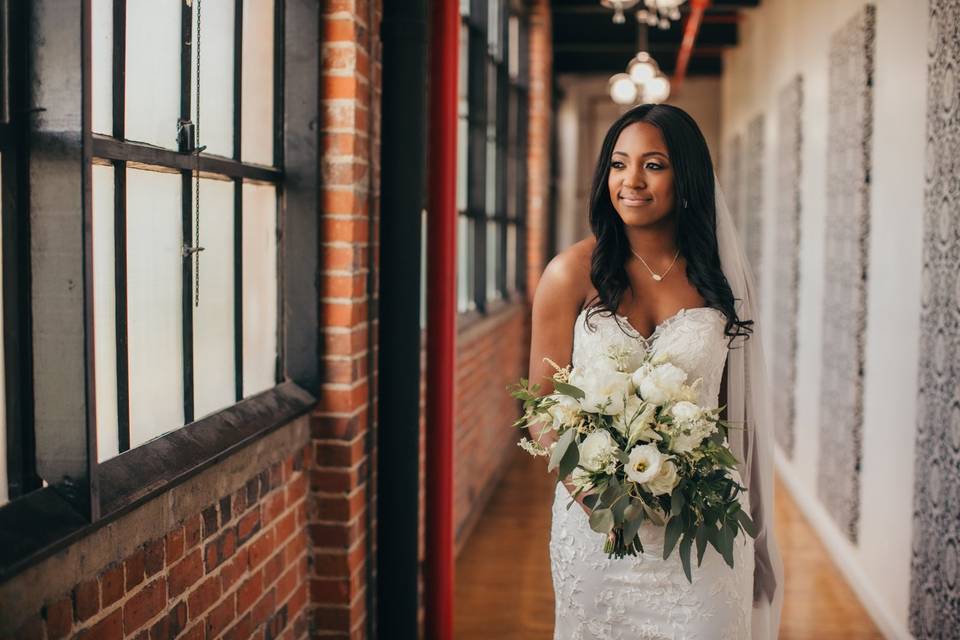 Elegant indoor wedding