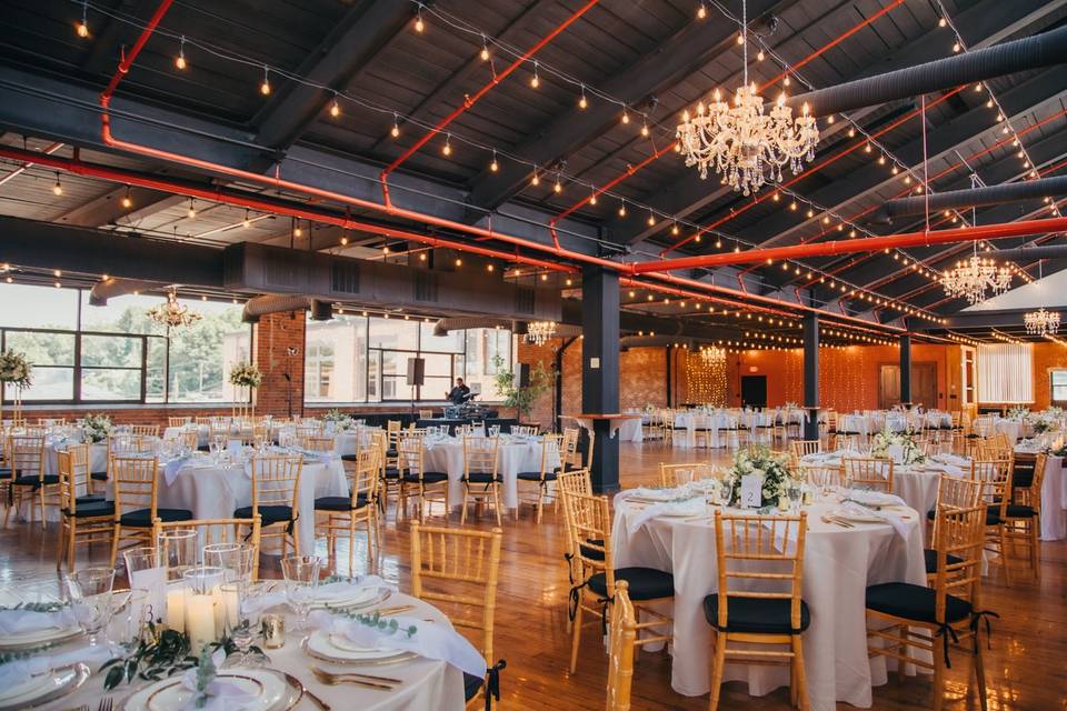Elegant indoor wedding