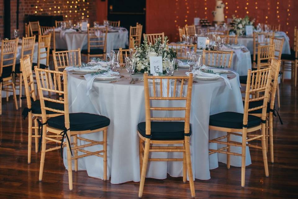 Elegant indoor wedding