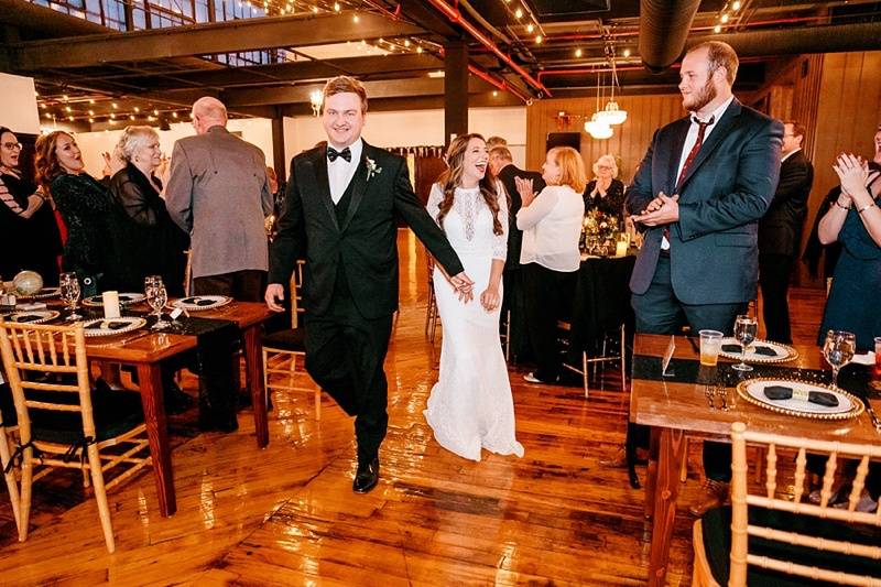 Bride and groom entrance