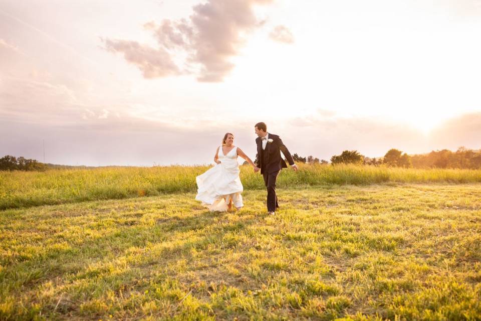 The newlyweds