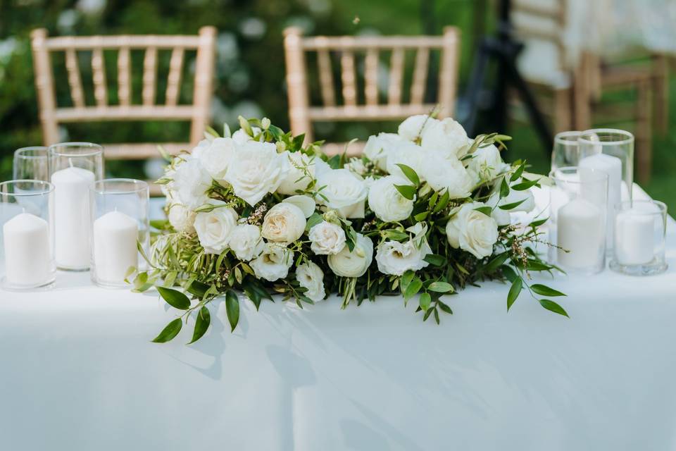 Sweetheart Table Decor