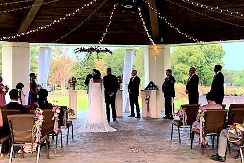 Wedding Under Gazebo