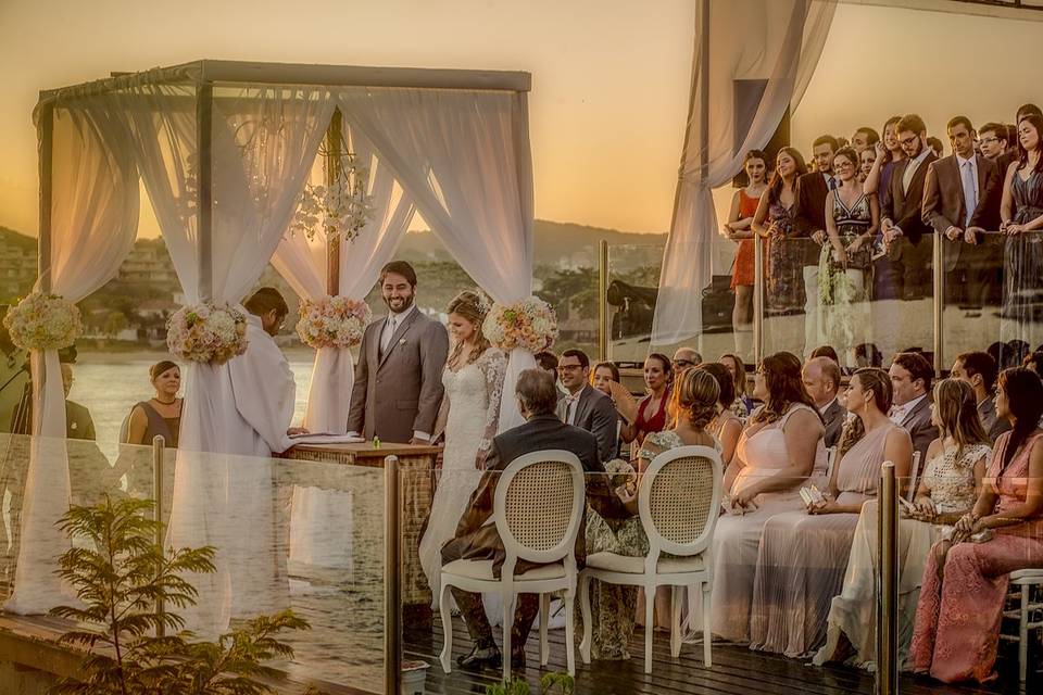 Blissful wedding day