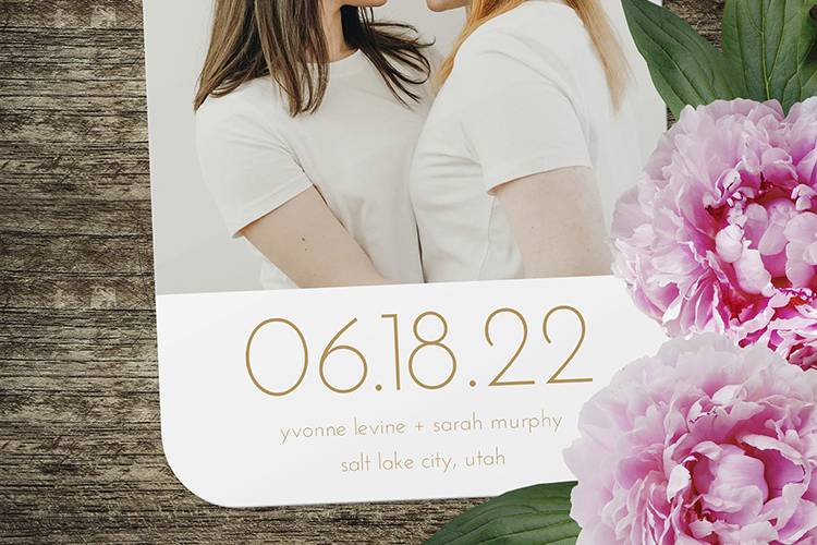 Yvonne and Sarah Save the Date