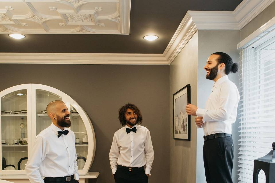 Getting the Groom Ready