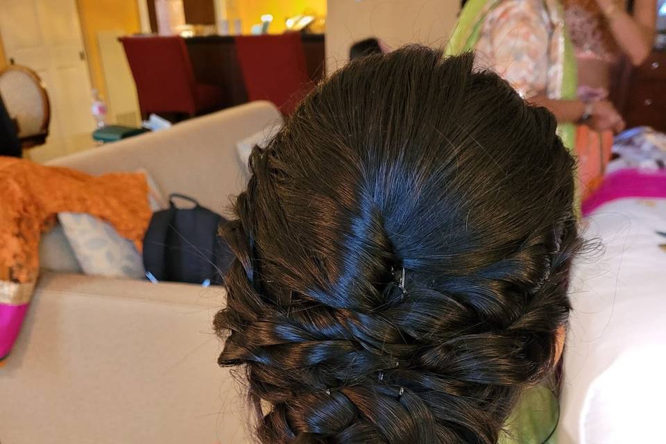 Party Hair styling