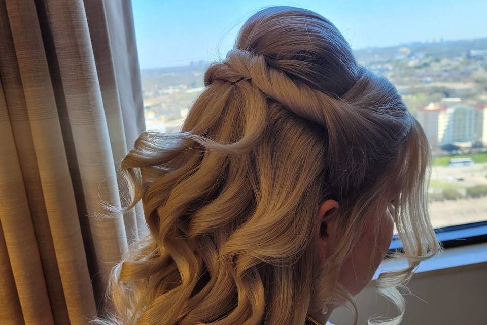 Bridal Hair styling