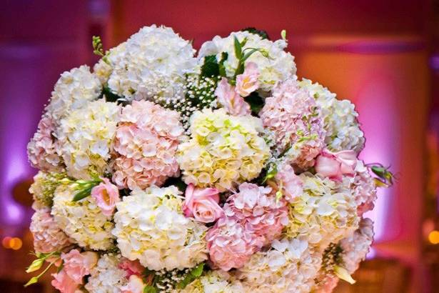 Lush centerpieces