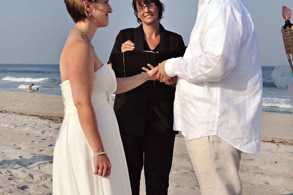 Vow Renewal on the beach