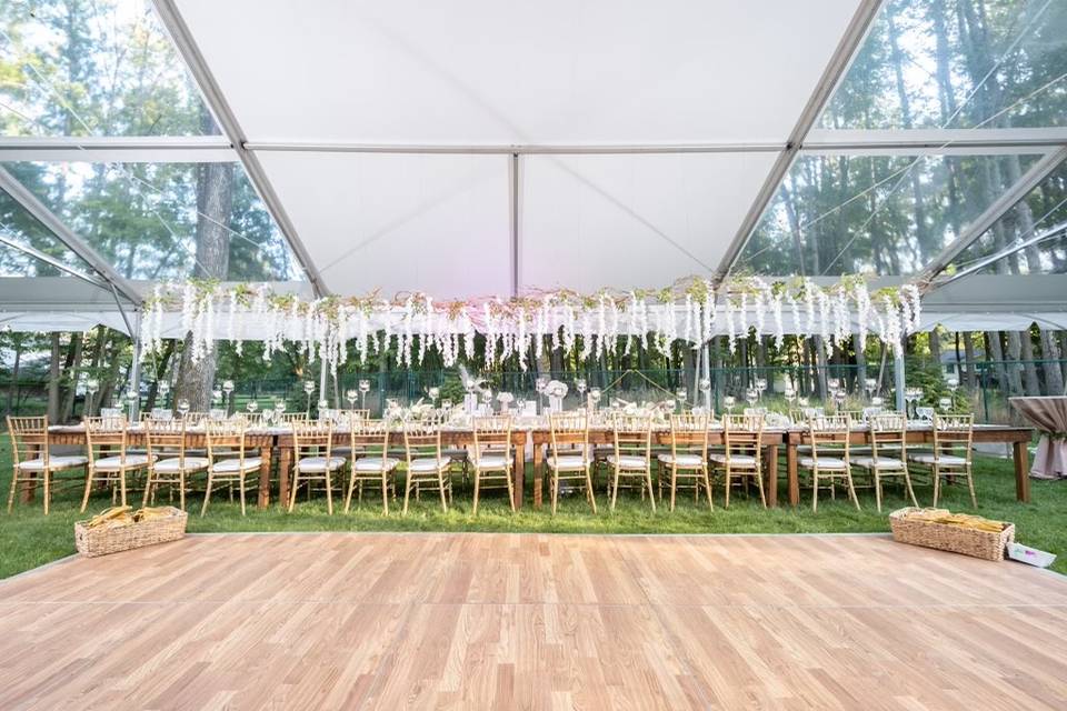 Wedding Party Statement Table