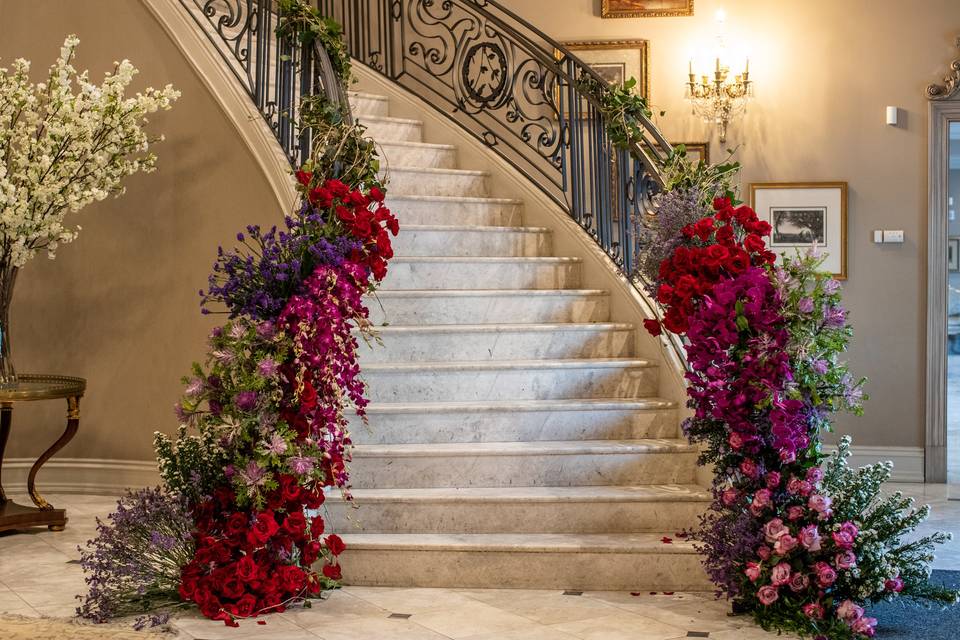 Stairway florals