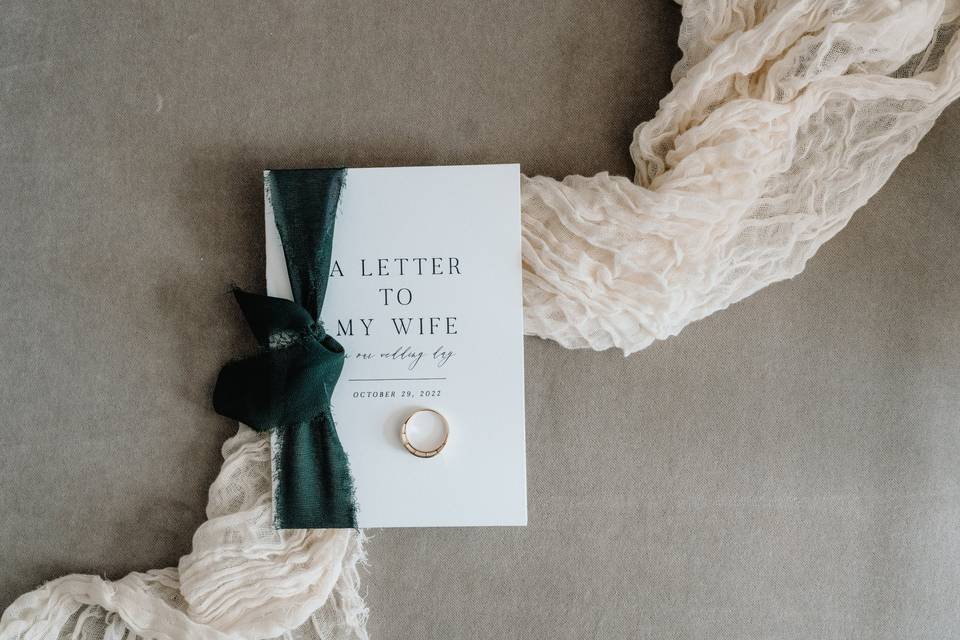 Letters to Bride and Groom