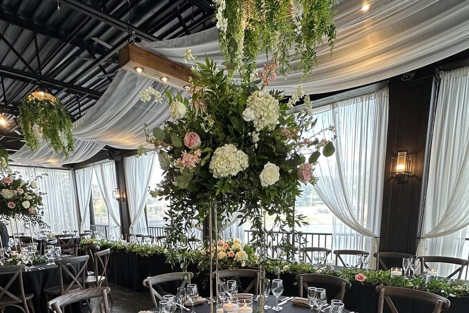 Black tablecloths