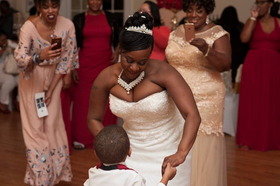 BRIDE AND RING BEARER