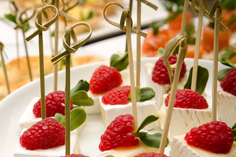 Brie Strawberry Skewer