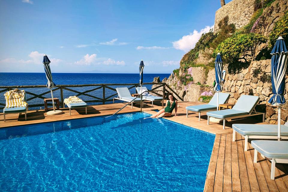 Pool in Ischia, Italy