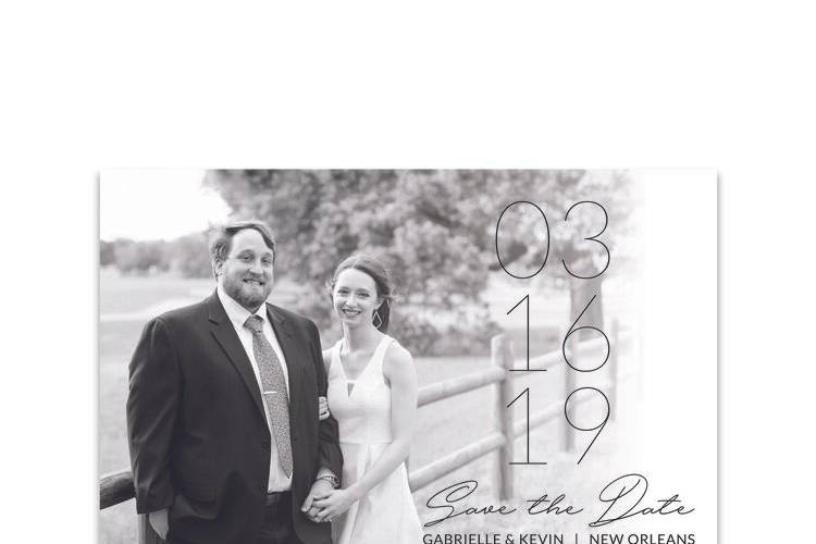 Save-the-date design